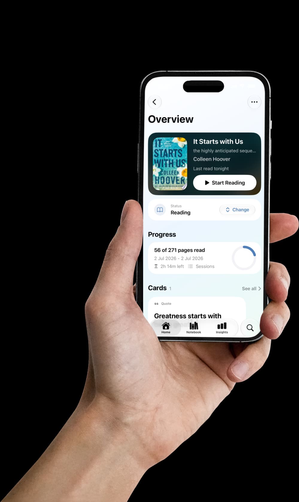 Oren app on iPhone