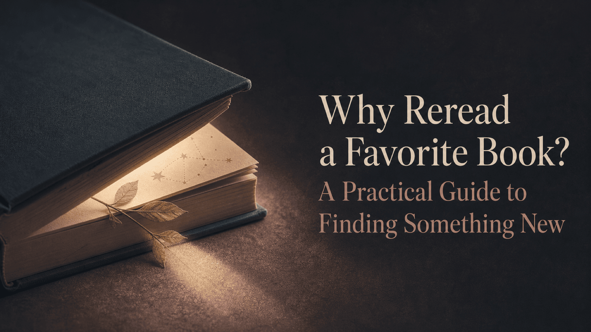 Why Reread a Favorite Book? A Practical Guide to Finding Something New